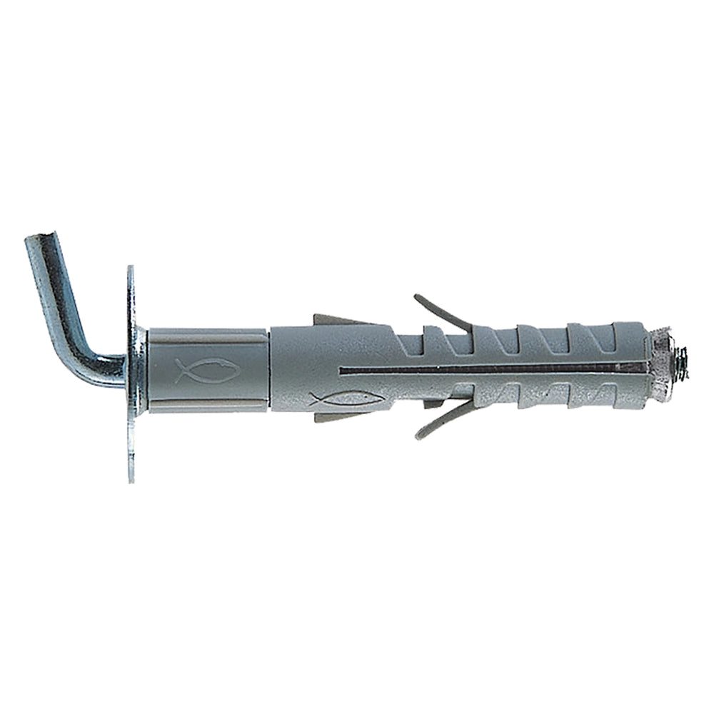 TASSELLO PROLUNGATO CON GANCIO CORTO SB 12/L8  Ø  12 x 57 mm- 50 pezzi  - FISCHER