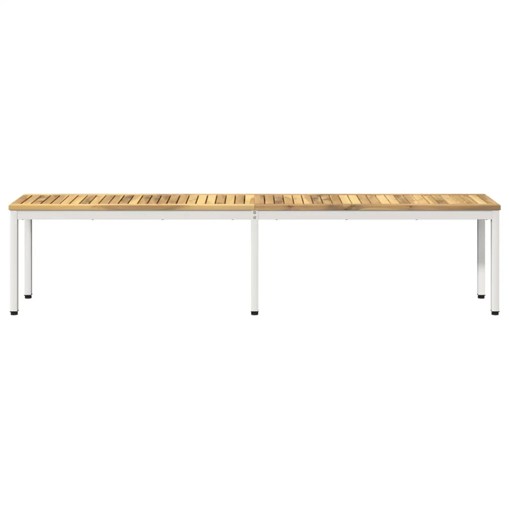 Panchina da giardino 201 x 35 x 45 cm Legno di Acacia Massello 901753