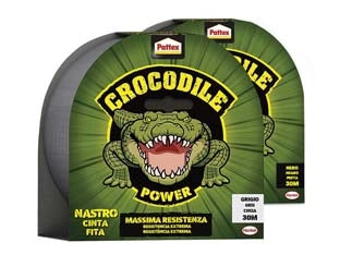 PATTEX CROCODILE NASTRO ADESIVO- - mt.20 grigio - 8 pezzi HENKEL