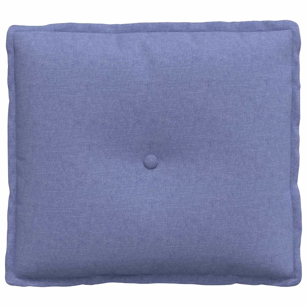 Cuscino per Schiena Blu jeans 50 x 19 x 45 cm Tessuto 42014629