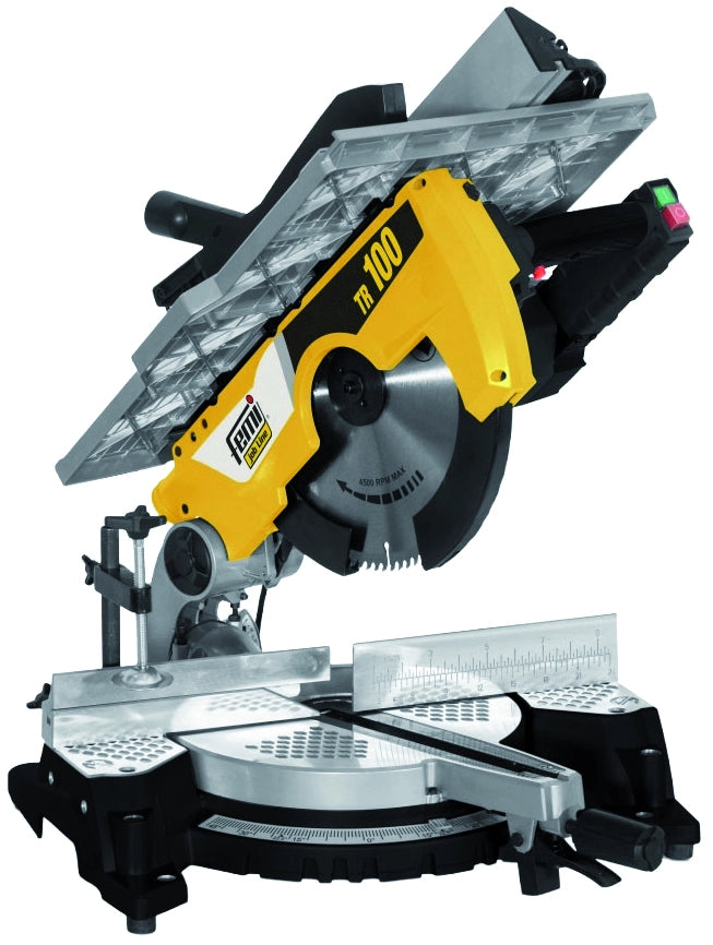 Femi TRONCATRICE PER LEGNO CON PIANETTO SUPERIORE ''TR100'' 2000 W ø 305 mm