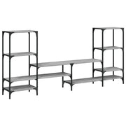 Mobile TV | Armadietto TV | Mobile Porta TV Grigio Sonoma 206,5x28,5x95cm Legno Multistrato