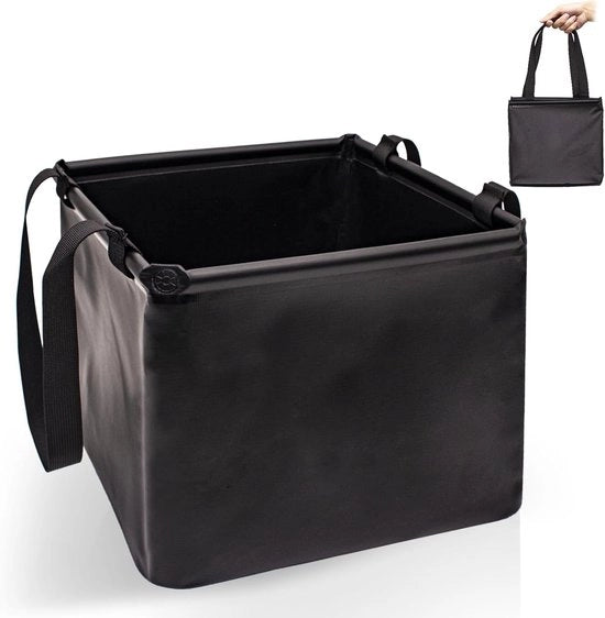 Kompressa per tenda - vasca esterna per campeggio - 20 l - nero - telo ecologico