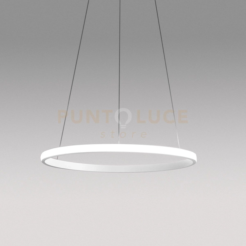 IOLE S/1 - LAMPADARIO A SOSPENSIONE BIANCO LED 3000K 1400LM 28W DIMMERABILE
