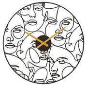 Orologio da muro artistico in stile cubista ø50x3,5 cm