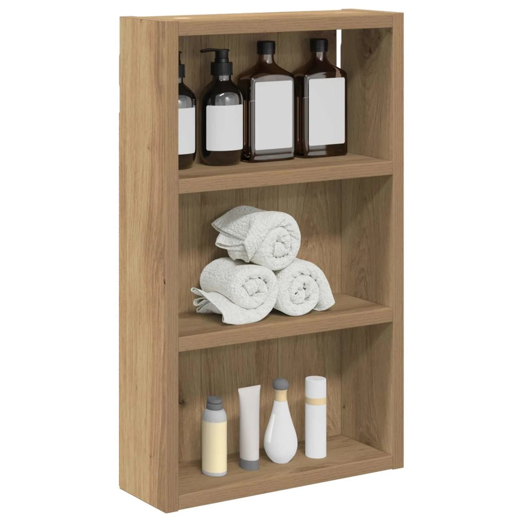 Armadio da bagno a muro Rovere Artigianale 30 x 10 x 50 cm