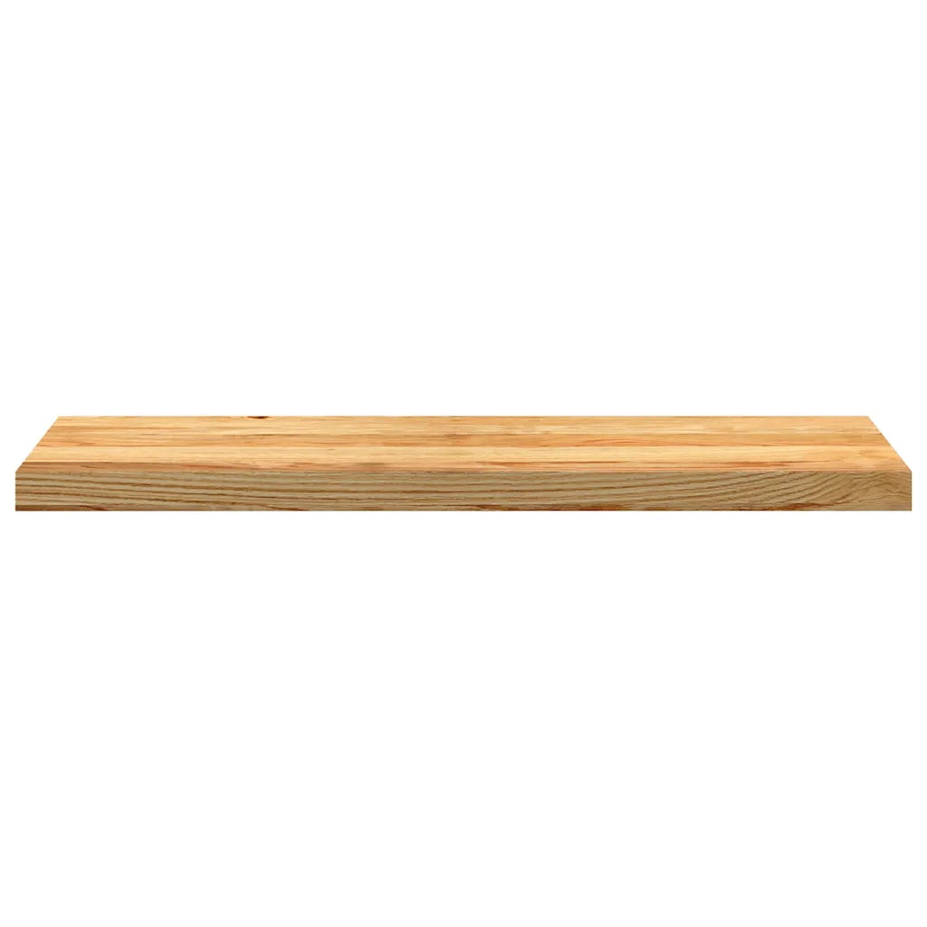 Davanzali 2 pz Marrone Chiaro 90x30x2 cm Legno Massello Rovere 4009151