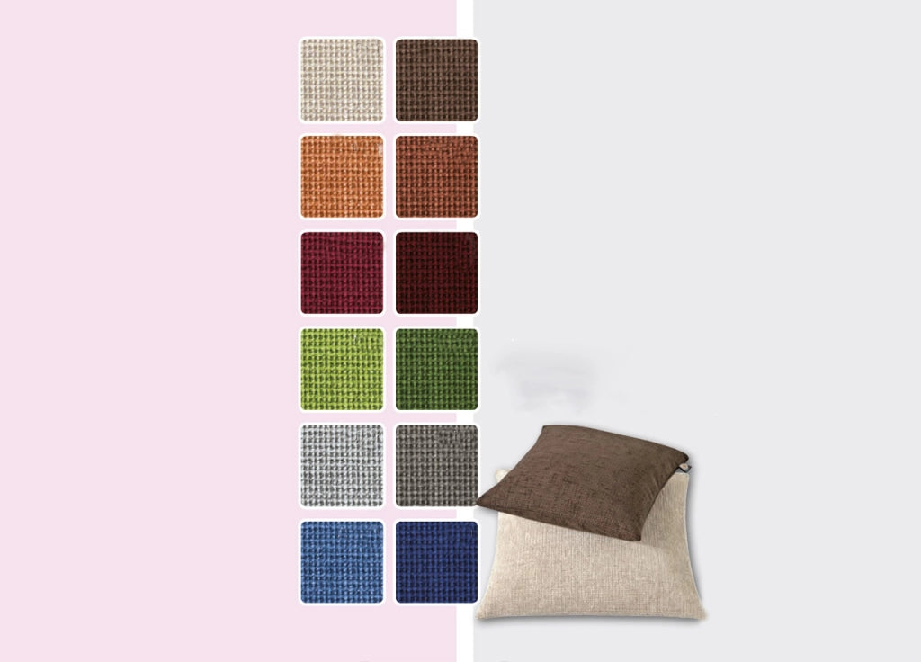 Fodera Arredo Disegno Intreccio - 50x50 - Marrone