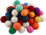 Palline di velluto 50 pezzi - Velluto colorato con perle di velluto a mano - 15 mm di diametro - Perle di velluto a mano - Progetti di decorazione - Palline per ricamo