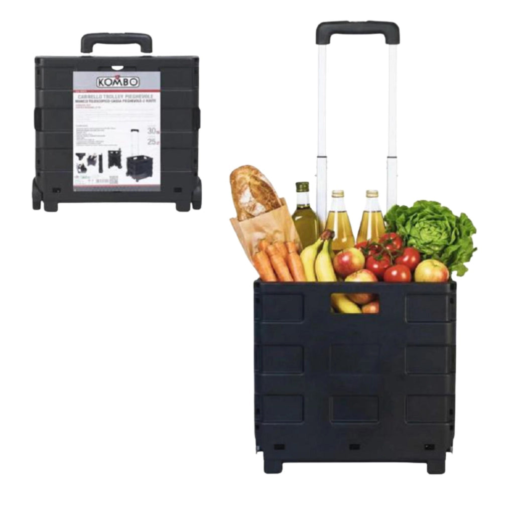 Kombo Carrello Richiudibile Nylon/Acciaio Chiuso Max 25Kg KOX10
