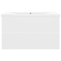 Mobile con Lavabo Integrato Bianco in Legno Multistrato 3071549