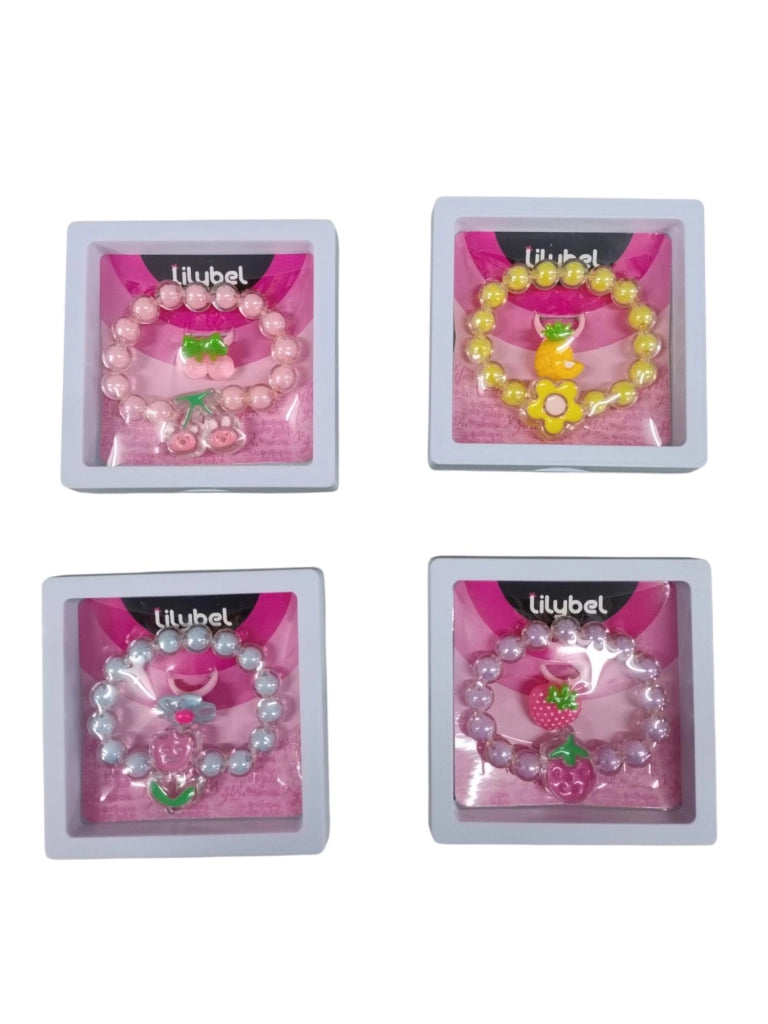 Set bracciale con anello ,1 pezzo modello casualeGiocheria,Eta 3+