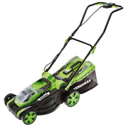 Tosaerba a Batteria Verdemax RS20-N Taglio Regolabile 20V Capienza 40 L Verde Senza Batteria