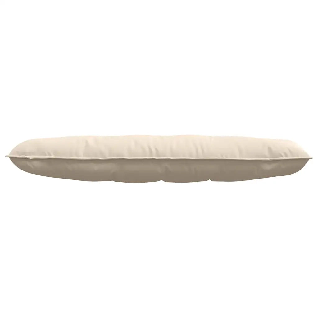 Cuscino per Schiena | Cuscino dorsale Beige 140 x 50 cm Tessuto in Microfibra
