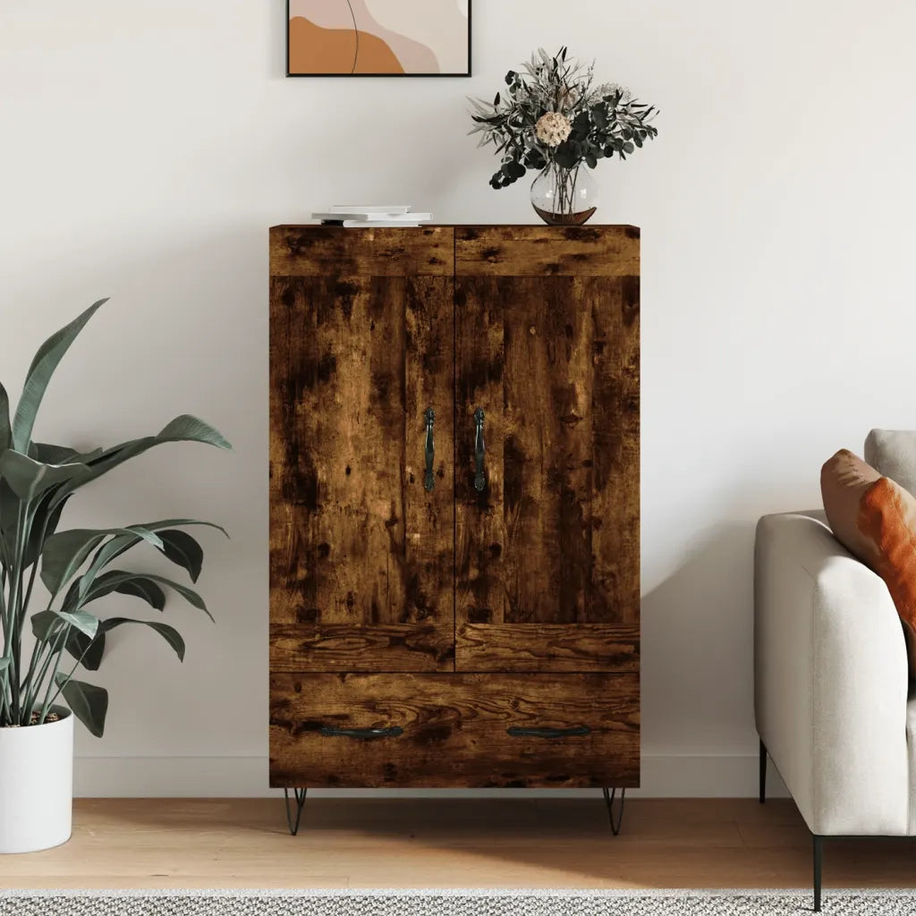 Credenza Rovere Fumo 69,5x31x115 cm in Legno Multistrato 830321