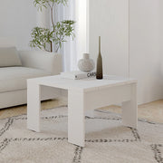 Magre, Tavolino da Salotto Forma Quadrato, 67x67x43h cm Bianco Opaco