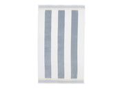 Telo Mare Jacquard Spugna Asciugamano Spiaggia Disegno Greca - Telo Mare - Grigio