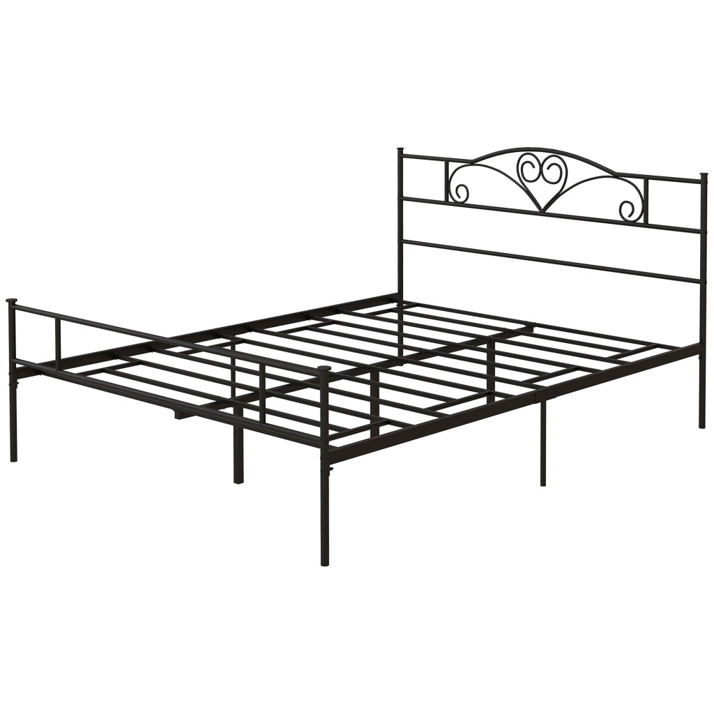 Letto Matrimoniale Contenitore ¨C Zephmum ¨C Nero 158x211x106 cm