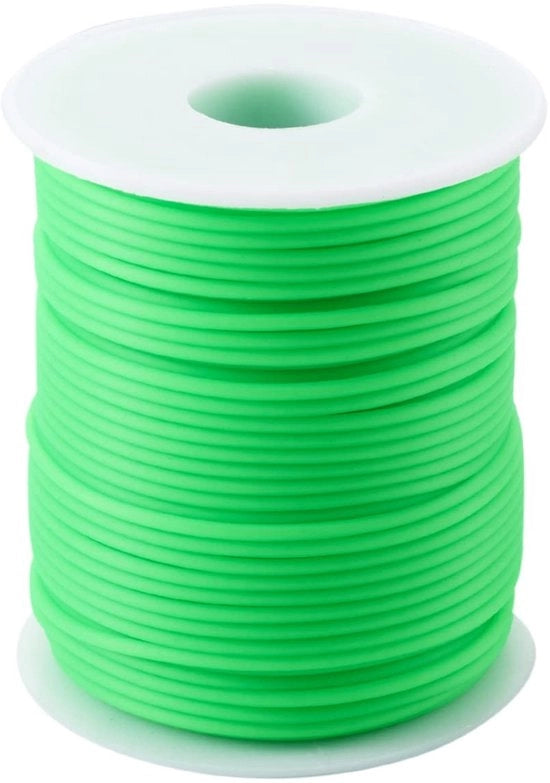 Tubo di gomma in PVC 50m - Tubo di gomma in PVC - Corda in PVC - Leggero - Duraturo - Flessibile - 2mm di diametro