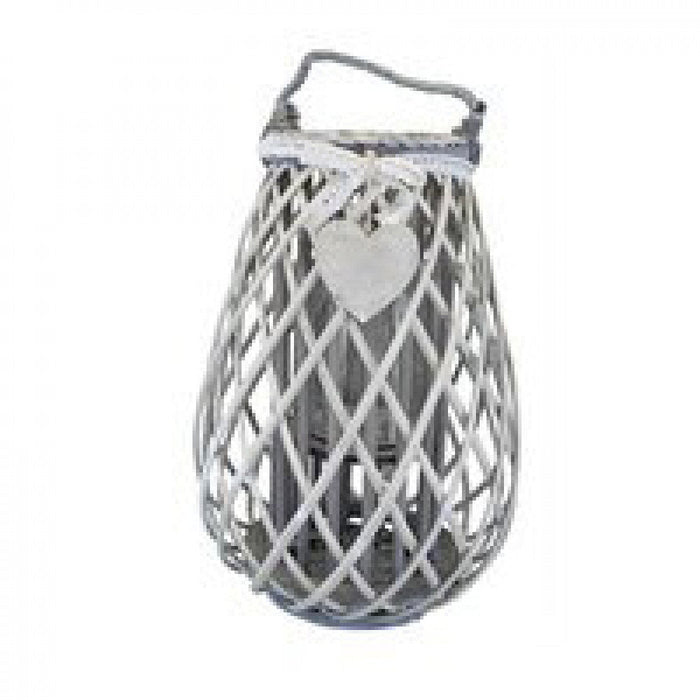 Lanterna Suzanne   in Vimini Grigio