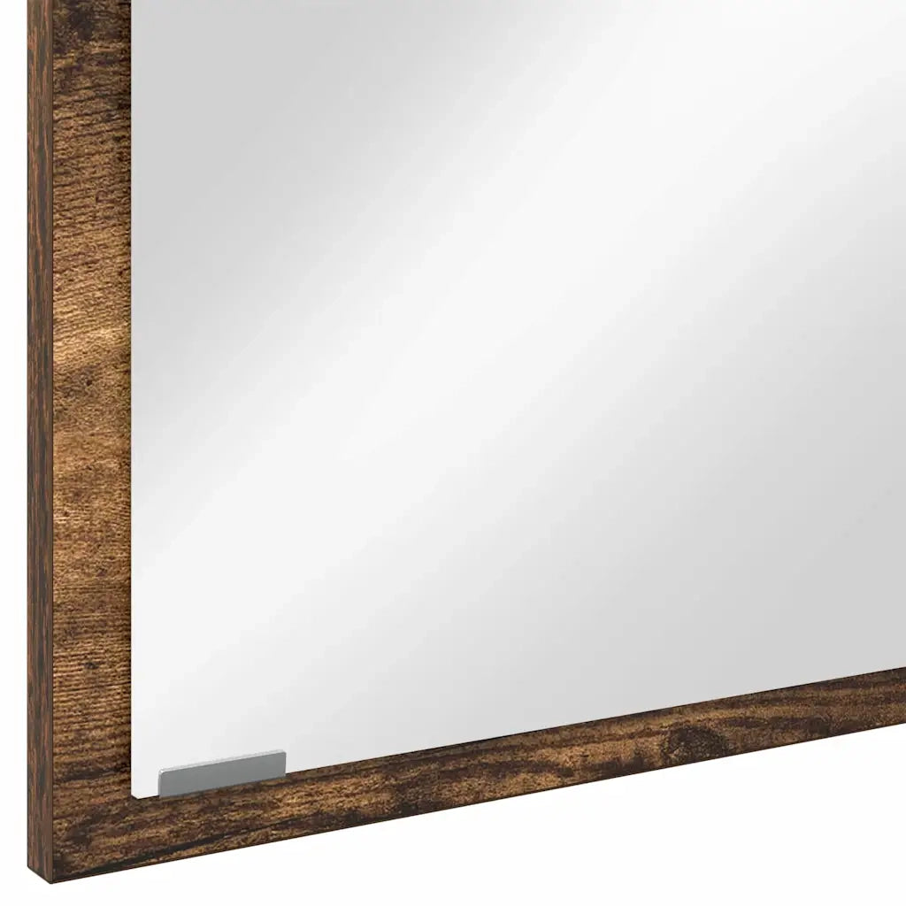 Specchio Rovere fumé 90 x 8,5 x 37 cm Legno multistrato 822817