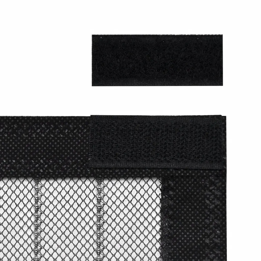 Tende Antimosche per Porta 2 pz 210 x 100 cm 2 pz Magneti Nera CFW1310891