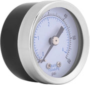 Manometro con diametro 40mm - Misuratore di pressione 0-60psi/0-4bar - Manometro idraulico - Misuratore pneumatico - Portatile - Buona qualità