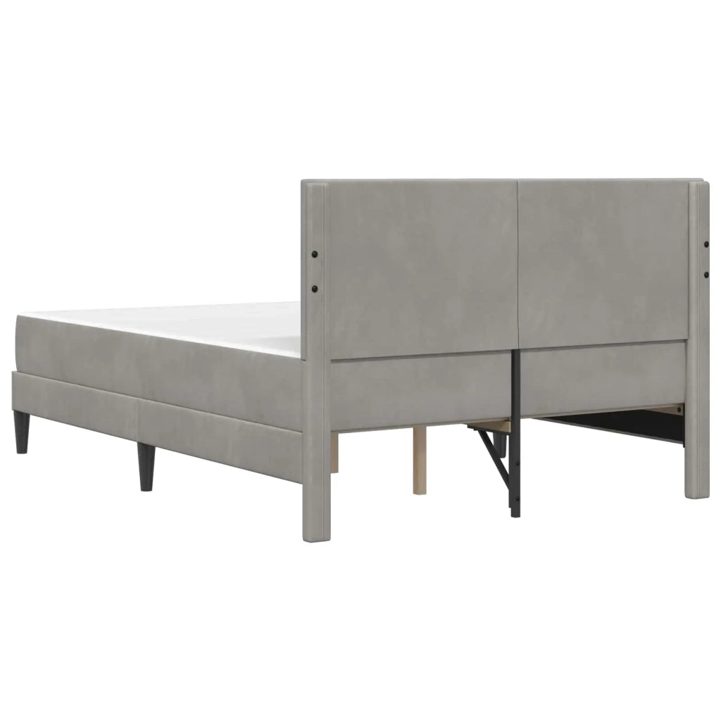 Struttura letto con materasso Grigio chiaro 160 x 200 cm