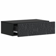 Tavolino da Parete Laterale | Tavolo laterale | Tavolino Nero 59 x 34,5 x 17 cm