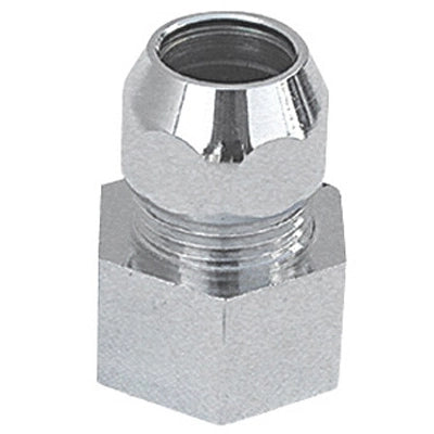 RACCORDO MF CON DADO CONICO CROMATO- 1/2 x 3/8  Diam. 10- ALBER- pezzi 1
