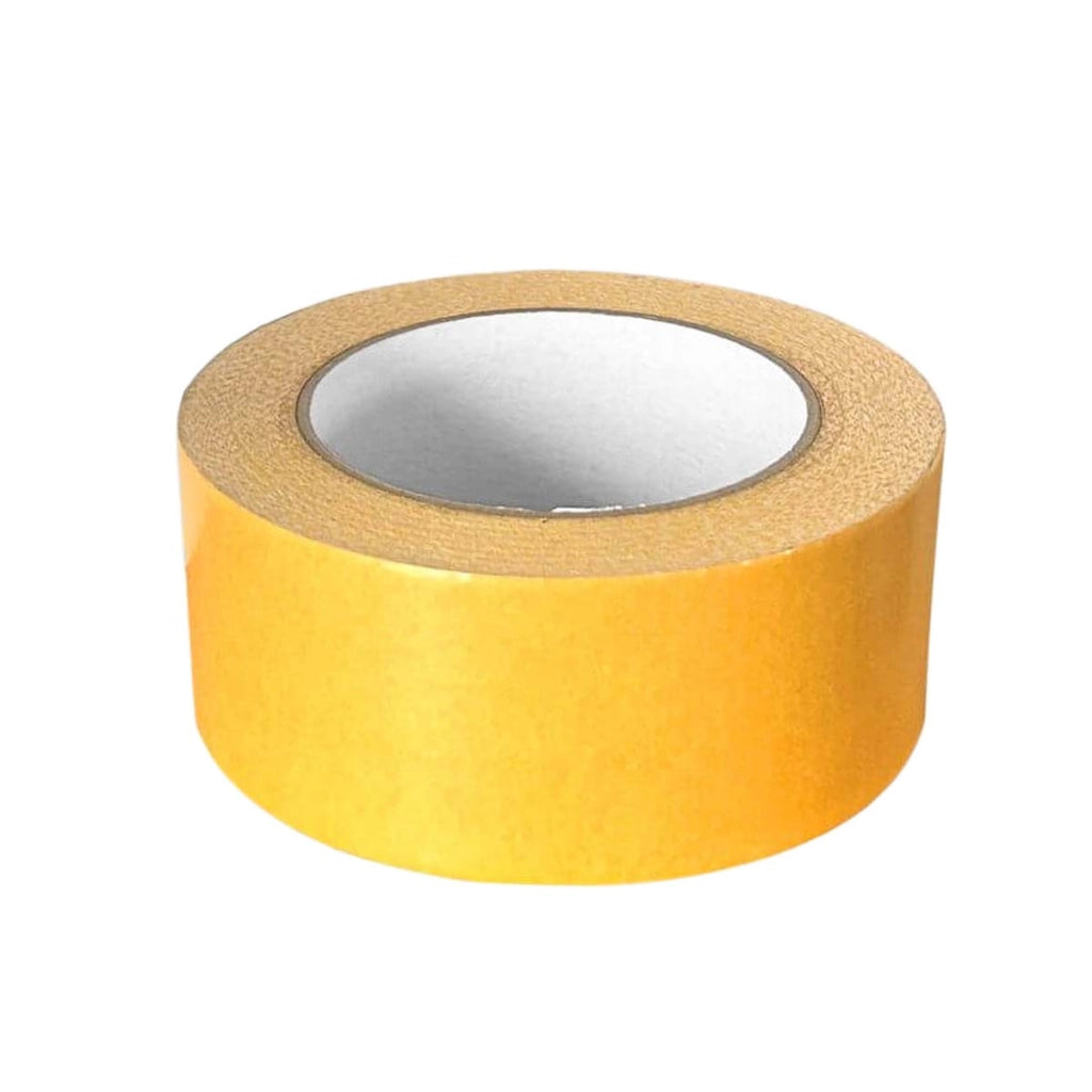 Nastro Adesivo Biadesivo 5cm x 20m Alta Resistenza e Anti-allungamento Giallo Avizar