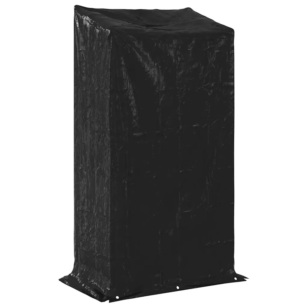 vidaXL Rastrelliera per Legna con Copertura Antipioggia 100x60x200 cm