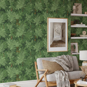 Carta da Parati Siepe con Chiavi Carta Vegana 250x200cm 5,5mq