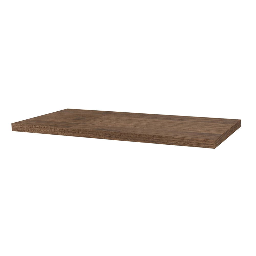 Mensolone bagno 120 cm in legno effetto rovere scuro Levia