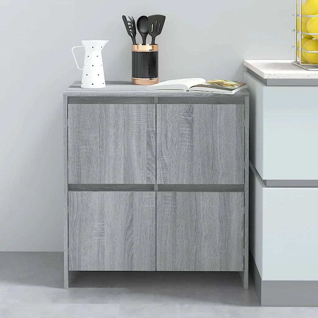 Credenza-Buffet-Armadio da cucina Grigio Sonoma 70x41x75 cm in Truciolato 218050