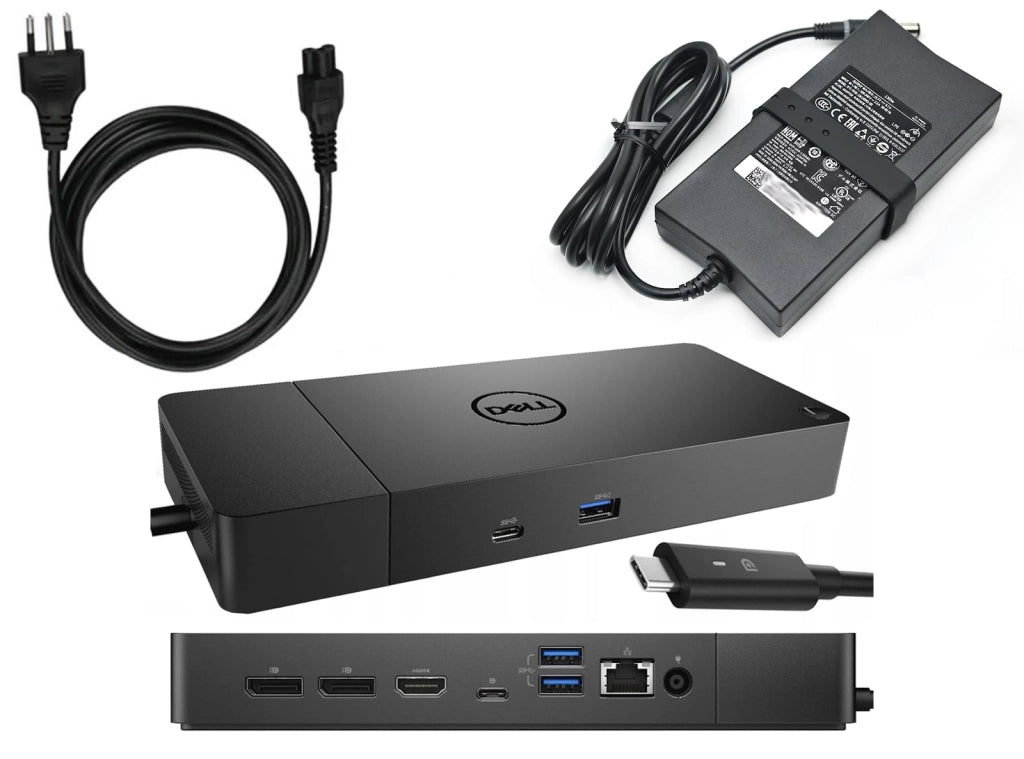 Docking Station Dell WD19S K20A001 USB-C HDMI 2xDisplayPort con Alimentatore 130W e Cavo - Ex Esposizione