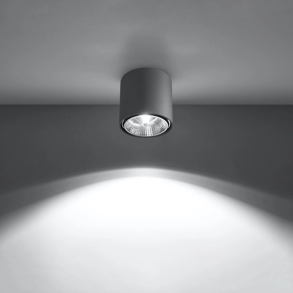 Faretto da soffitto CILANO grigio metallo GU10 Pure Lume