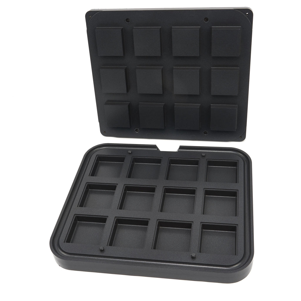Stampo Tartelette - Quadrato - 72/62 mm - 12 pezzi