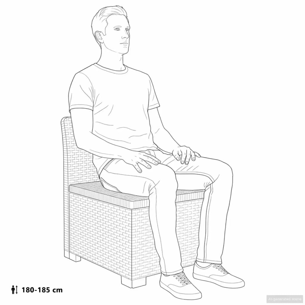 Divano da esterno-Divano da Giardino a 3 Posti in Aspetto Rattan PP Marrone 130229