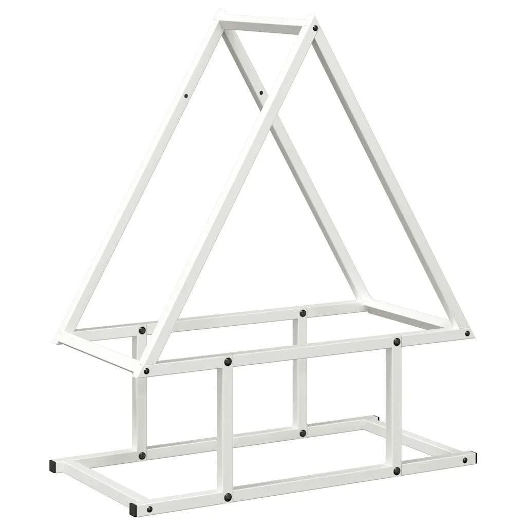 Rastrelliera per Legna da Ardere Bianca 50x25x60 cm CFW6617383