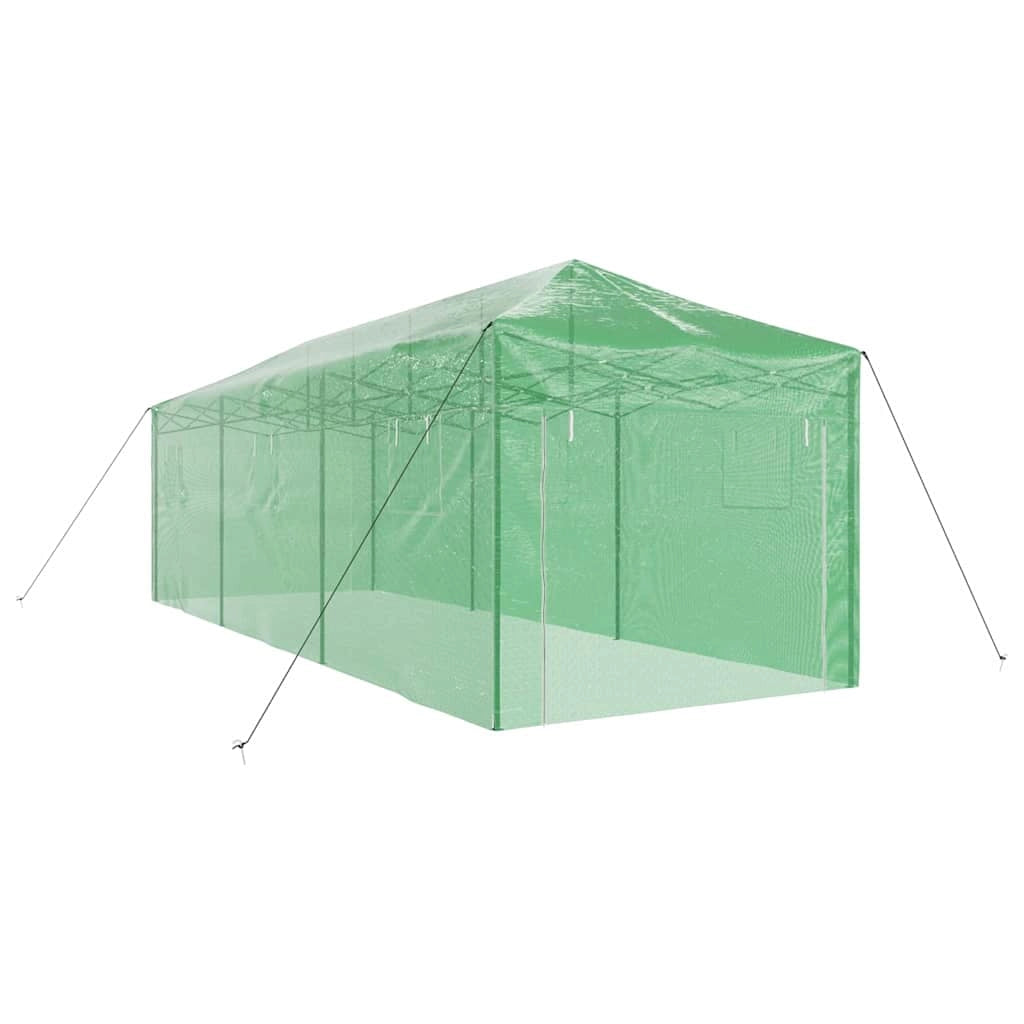 Serra rettangolare pieghevole dal design moderno per giardino 290 x 870 x 315 cm ferro verde 02_0058863