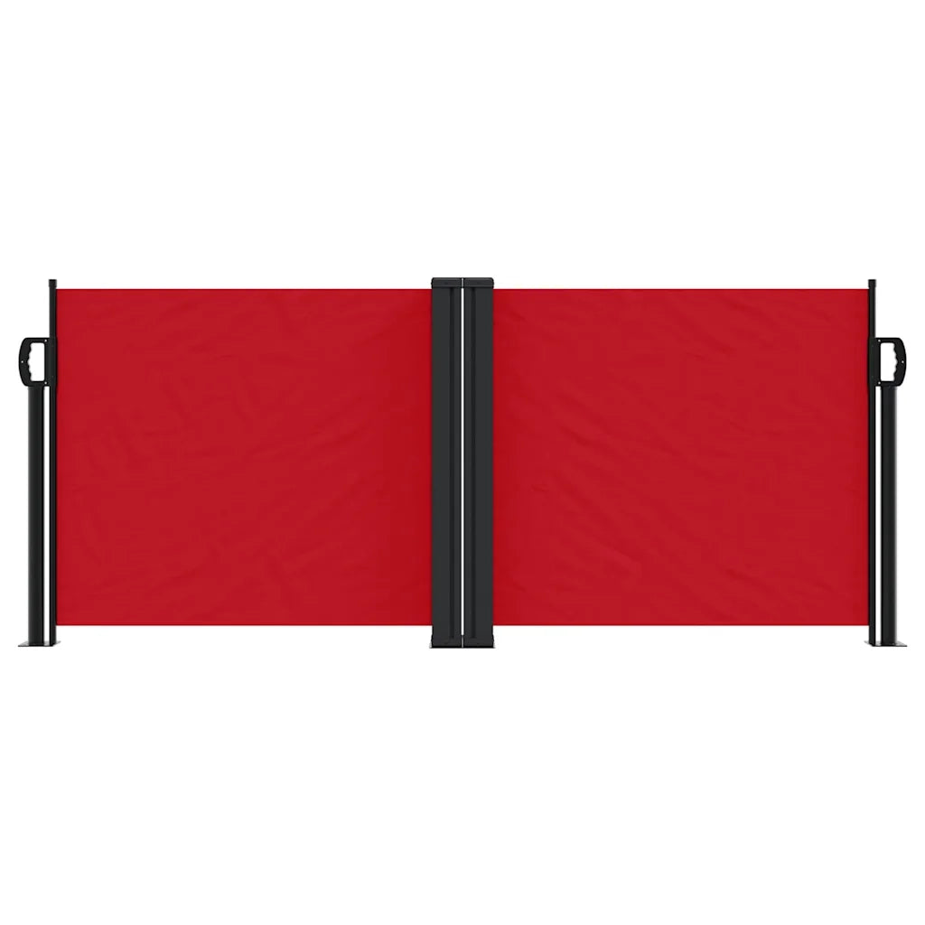 Tenda da Sole Laterale Retrattile-Tenda parasole per giardino Rossa 100x600 cm 798225