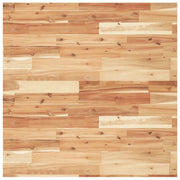 Piano Tavolo | Superficie Tavolo | Piano Scrivania Quadrato 90x90x2 cm in Legno Massello di Acacia