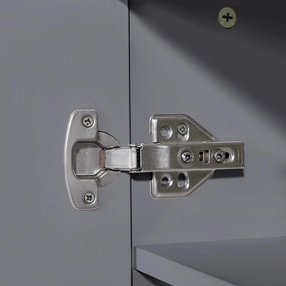 Tavolo Bar Estendibile - Xylo - 118-180??50??94 cm - Grigio 6 Ripiani