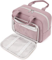 Borsa per donne, grande borsa, borsa cosmetica per donne, grande borsa, borsa make-up per uomini & full size (rosa)