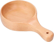 Scatola per Insalata in Legno di Betulla Naturale - Porta Insalata con Manico - Scatola per Frutta in Legno per la Cucina di Casa - Large