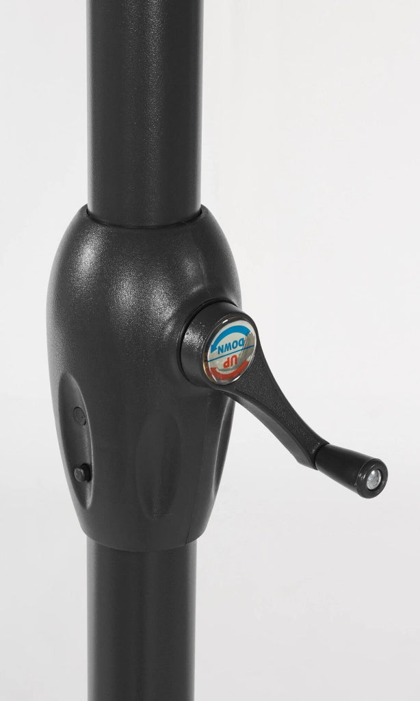 Ombrellone da Giardino Ø3 m Palo Ø46 mm in Alluminio Telo in Poliestere Ecrù