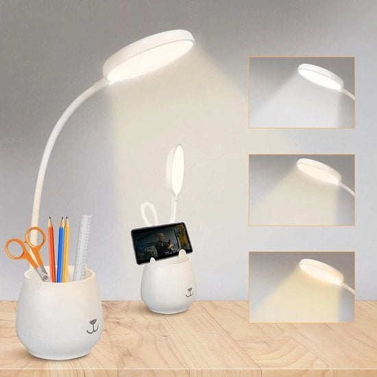 Lampada da Scrivania - Accessori da Scrivania - Illuminazione da Scrivania - Risparmio di Spazio - Lampada da Scrivania
