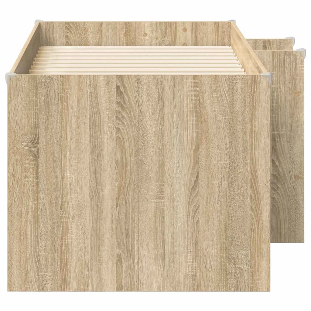 Letto Alto per Bambini 2 pcs Sonoma 163 x 101,1 x 68,5 cm