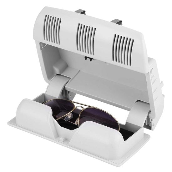 Supporto occhiali da sole di alta qualità - contenitore occhiali da sole in lega dura - supporto occhiali da sole automatico - supporto occhiali da sole per Skoda - impermeabile - ABS resina duratura